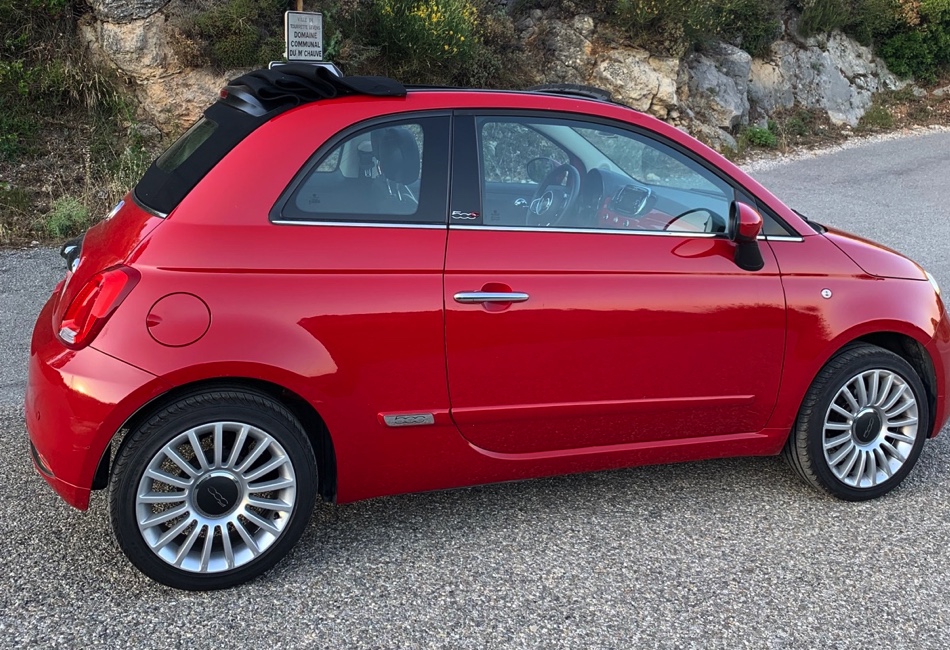 FIAT 500c Rouge Italia